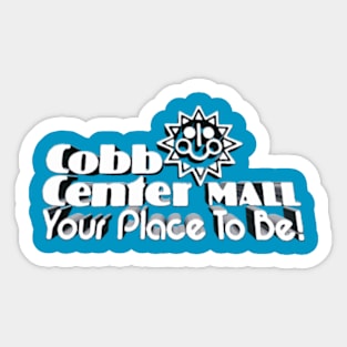 Cobb Center Mall 3D - '80s Mall in Marietta, GA Sticker